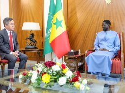 AUDIENCE AVEC SON EXCELLENCE LE PRESIDENT DE LA RÉPUBLIQUE DU SENEGAL EN COMPAGNIE DU GROUPE CHEC